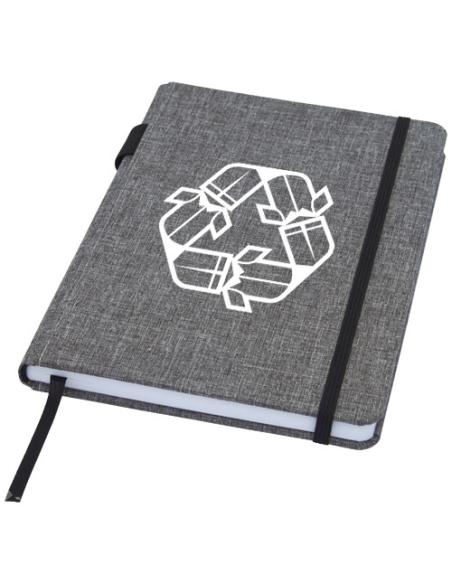 Libreta de tamaño A5 de PET reciclado N08247701