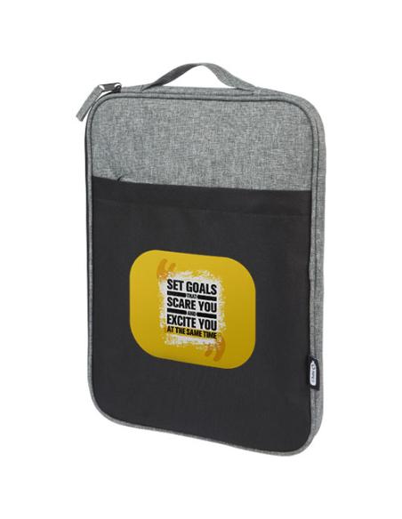 Funda para portátil de 14" reciclada GRS en dos tonos de 2,5 L N09456021