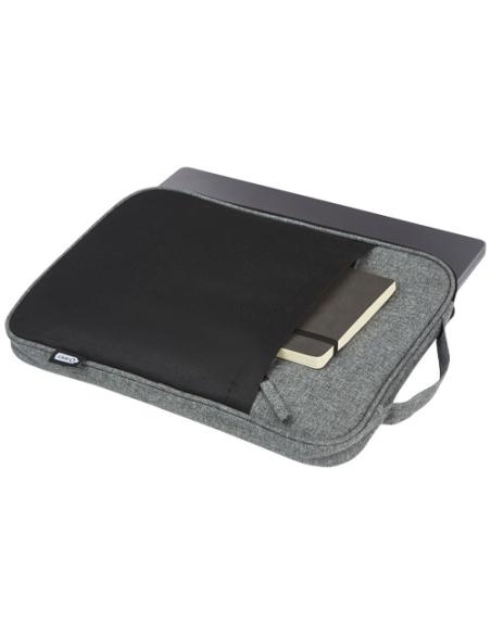 Funda para portátil de 14" reciclada GRS en dos tonos de 2,5 L N09456021