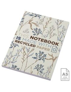 Libreta A5 de tapa blanda con 100 hojas de papel reciclado N20842012