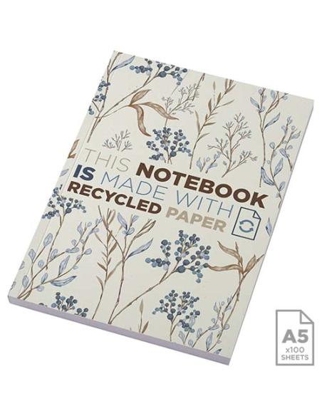 Libreta A5 de tapa blanda con 100 hojas de papel reciclado N20842012