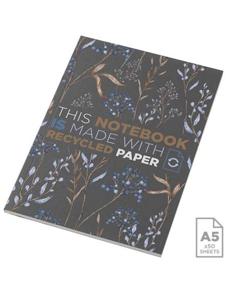 Libreta A5 de tapa blanda con 50 hojas de papel reciclado N09942012