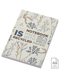Libreta A6 de tapa blanda con 100 hojas de papel reciclado N20262012