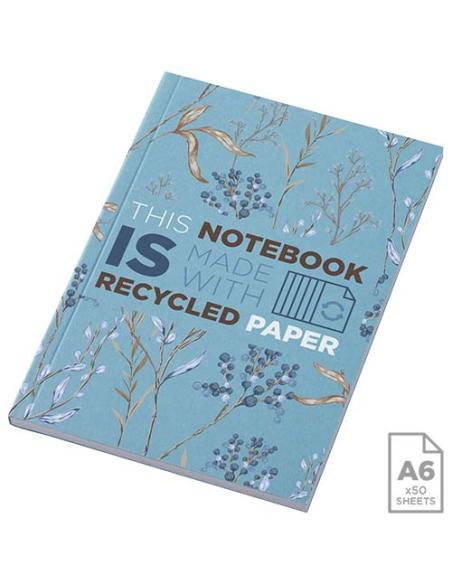 Libreta A6 de tapa blanda con 50 hojas de papel reciclado N25362012