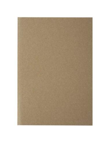 Libreta A5 de tapa blanda craft con 100 hojas de papel reciclado N60462012