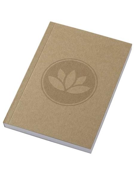 Libreta A6 de tapa blanda craft con 100 hojas de papel reciclado N60662012