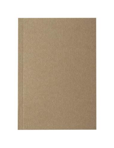 Libreta A6 de tapa blanda craft con 100 hojas de papel reciclado N60662012
