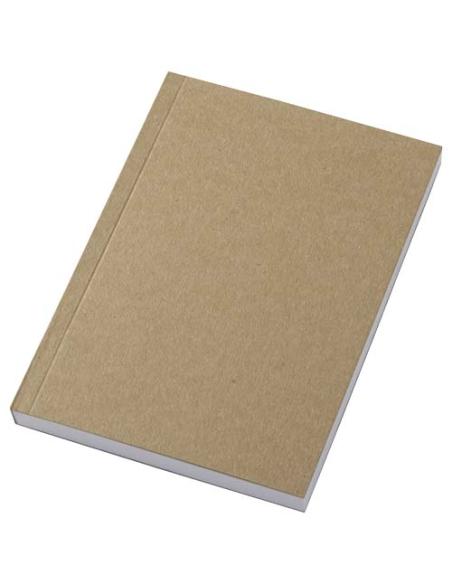 Libreta A6 de tapa blanda craft con 100 hojas de papel reciclado N60662012