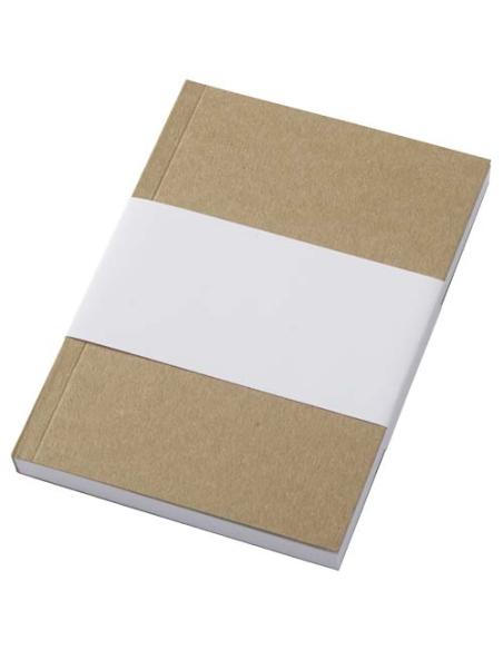 Libreta A6 de tapa blanda craft con 100 hojas de papel reciclado N60662012