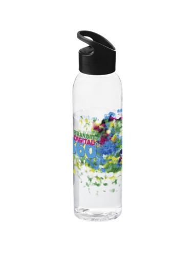 Botella de Tritan™ transparente con tapa de colores de 650 ml N00805001
