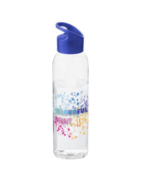 Botella de Tritan™ transparente con tapa de colores de 650 ml N10805001