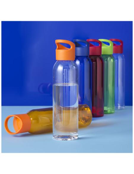 Botella de Tritan™ transparente con tapa de colores de 650 ml N10805001