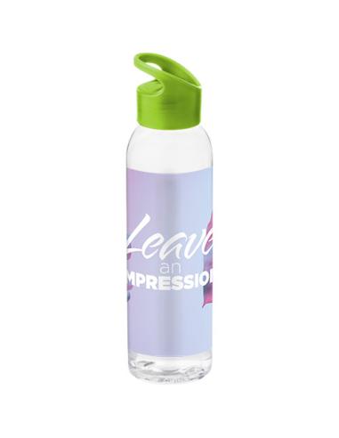 Botella de Tritan™ transparente con tapa de colores de 650 ml N30805001