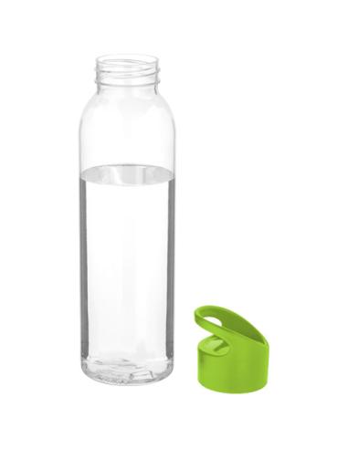 Botella de Tritan™ transparente con tapa de colores de 650 ml N30805001