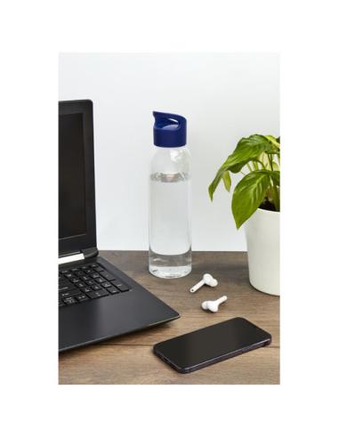 Botella de Tritan™ transparente con tapa de colores de 650 ml N30805001