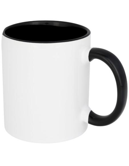 Taza de 350 ml para sublimación con asas e interior de color N00225001