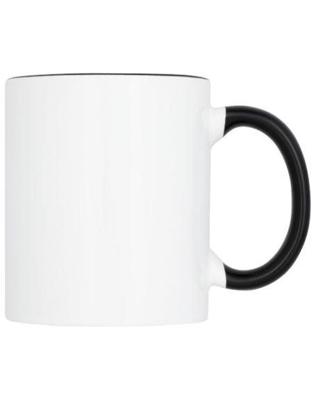 Taza de 350 ml para sublimación con asas e interior de color N00225001