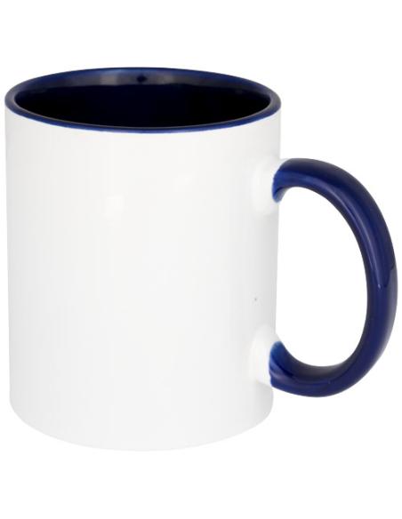 Taza de 350 ml para sublimación con asas e interior de color N10225001