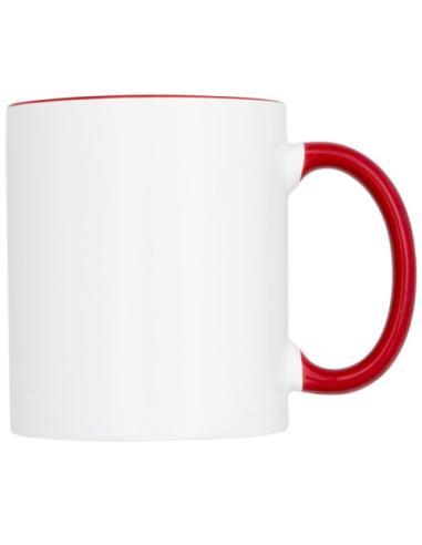 Taza de 350 ml para sublimación con asas e interior de color N20225001
