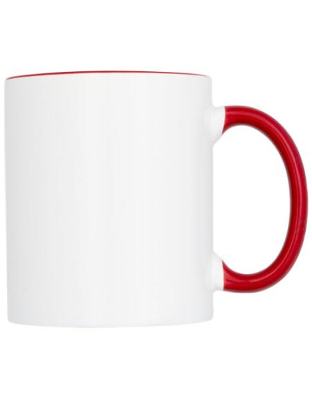 Taza de 350 ml para sublimación con asas e interior de color N20225001