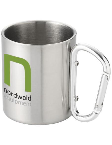 Taza isotérmica de 200 ml con mosquetón N40383591