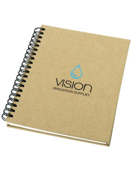Libreta espiral de papel reciclado N00221601