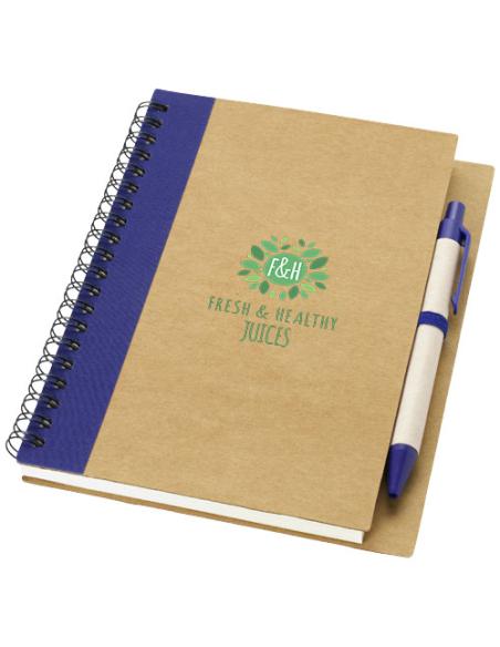 Libreta de papel reciclado con bolígrafo N20862601