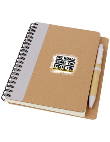 Libreta de papel reciclado con bolígrafo N19862601