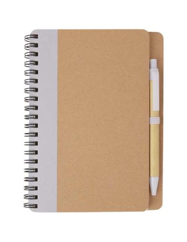 Libreta de papel reciclado con bolígrafo N19862601
