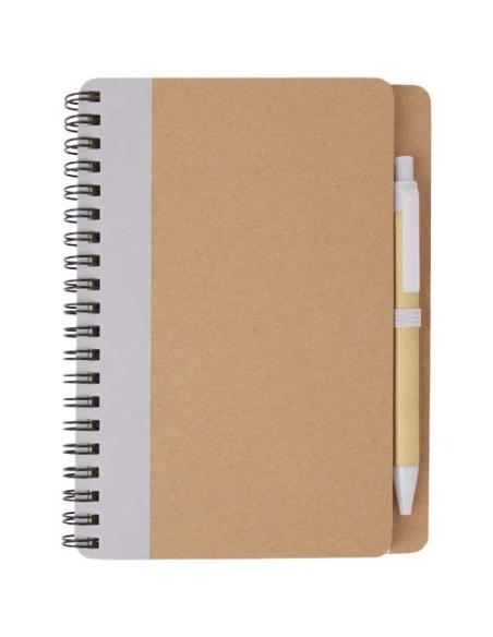 Libreta de papel reciclado con bolígrafo N19862601