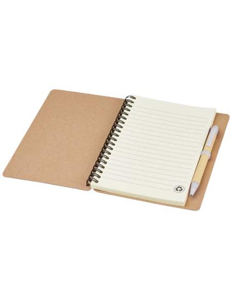 Libreta de papel reciclado con bolígrafo N19862601