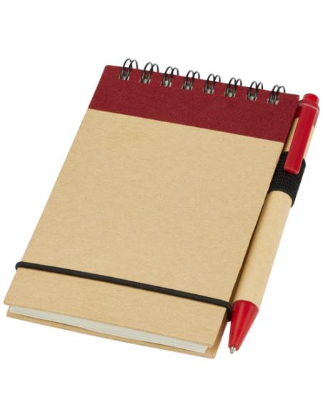 Bloc de notas A7 de papel reciclado con bolígrafo N00962601