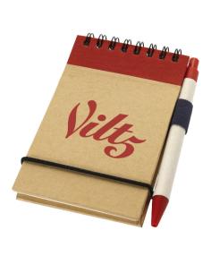 Bloc de notas A7 de papel reciclado con bolígrafo N00962601 2