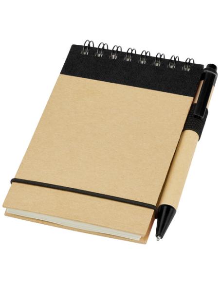 Bloc de notas A7 de papel reciclado con bolígrafo N10962601