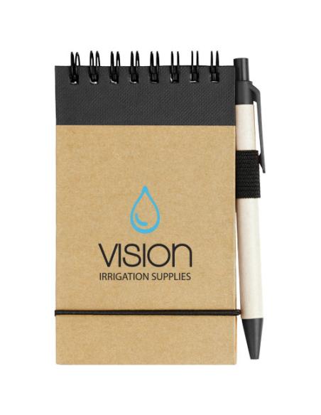 Bloc de notas A7 de papel reciclado con bolígrafo N10962601