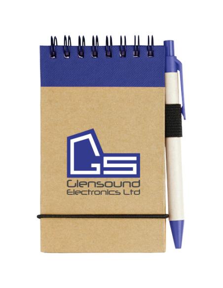 Bloc de notas A7 de papel reciclado con bolígrafo N20962601