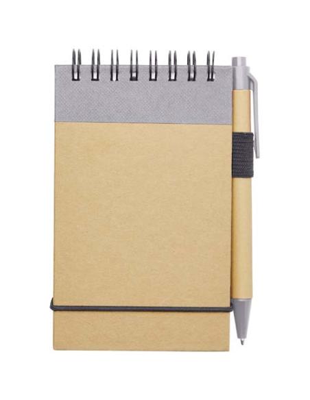 Bloc de notas A7 de papel reciclado con bolígrafo N19962601