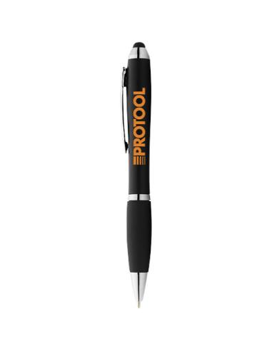 Bolígrafo stylus de color con empuñadura negra (tinta negra) N00293601