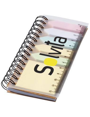 Libreta con espiral y notas adhesivas de colores N00637601