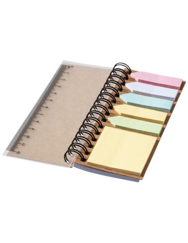 Libreta con espiral y notas adhesivas de colores N00637601
