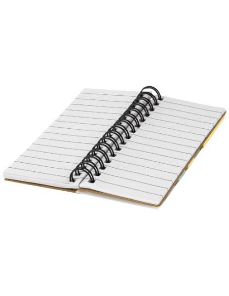 Libreta con espiral y notas adhesivas de colores N00637601