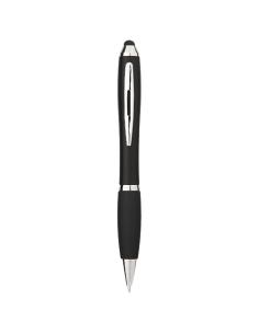 Bolígrafo stylus de color con empuñadura negra (tinta azul) N00309601