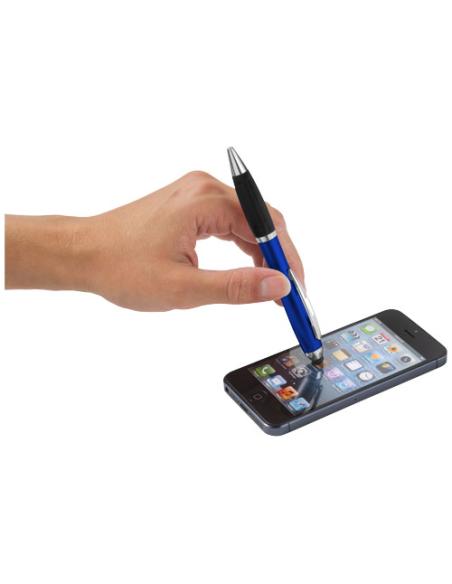 Bolígrafo stylus de color con empuñadura negra (tinta azul) N20309601