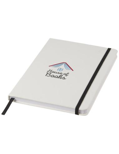Libreta A5 blanca con cinta de color N00531701