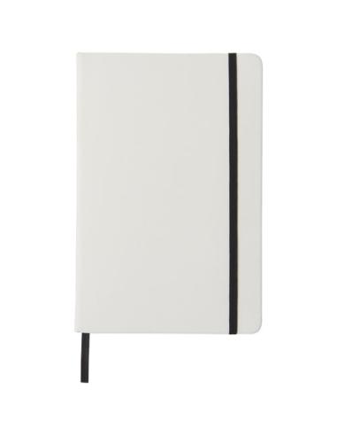 Libreta A5 blanca con cinta de color N00531701