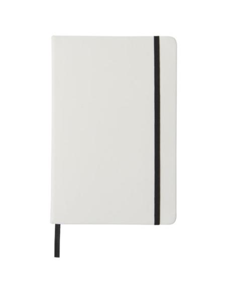 Libreta A5 blanca con cinta de color N00531701