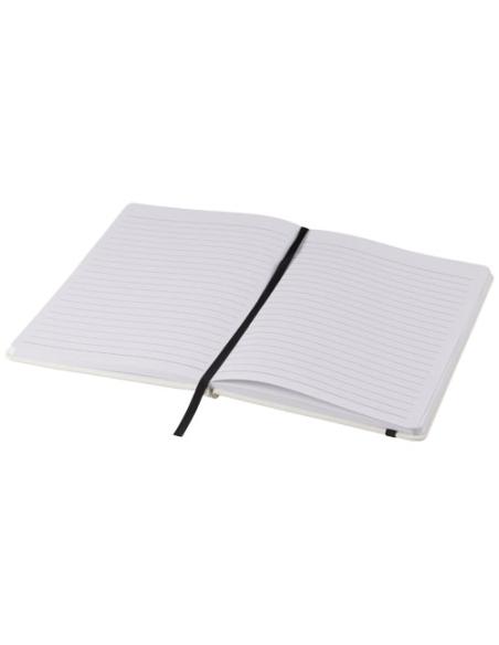 Libreta A5 blanca con cinta de color N00531701