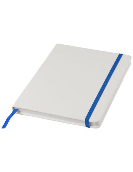 Libreta A5 blanca con cinta de color N10531701