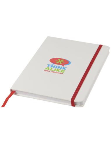 Libreta A5 blanca con cinta de color N20531701
