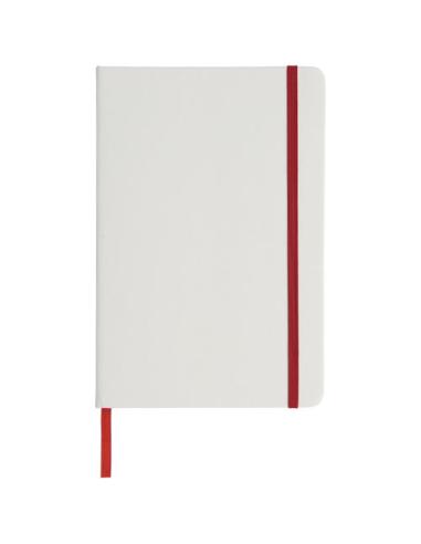 Libreta A5 blanca con cinta de color N20531701